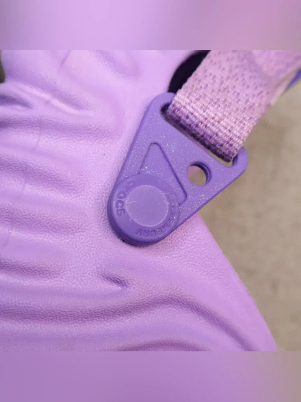 Salehe Bembury x Crocs Pollex Clog Kids Dewberry Purple Size J2 New Style